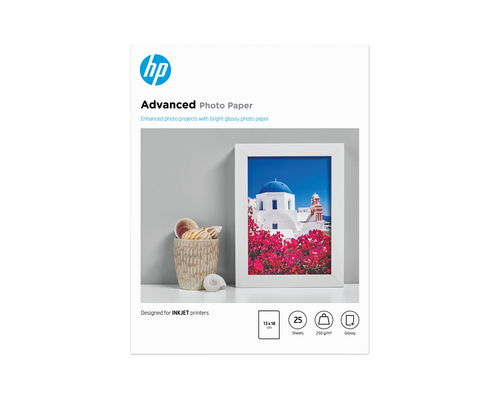 Original HP Glossy Photo Paper 250gsm (13x18) 25sh - image 1