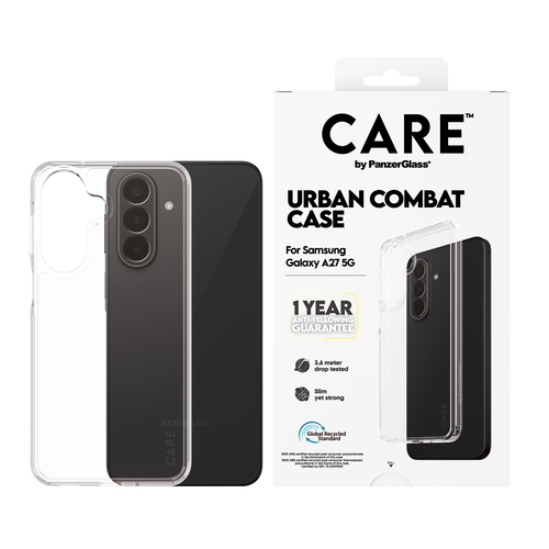 PanzerGlass CARE™ by PanzerGlass® Urban Combat Case Transparent w. Clear Frame Samsung Galaxy A27 – image 2