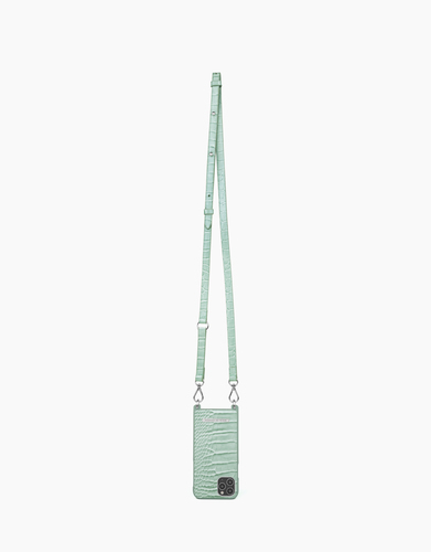 iDeal of Sweden Atelier Necklace Case iPhone 8/7/6/6S/SE Mint Croc