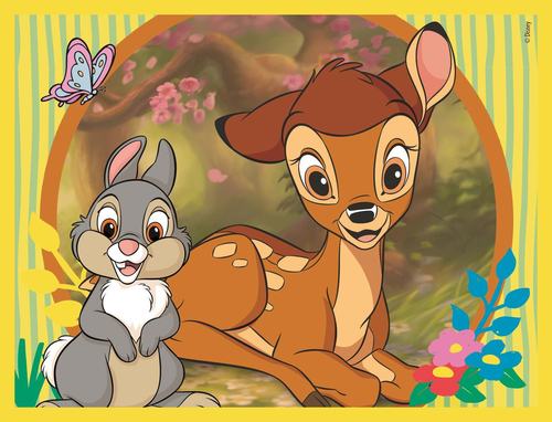 Puzzle Disney Classics Un Paquete De 12 Cubos para Armar 6 Imágenes Distintas