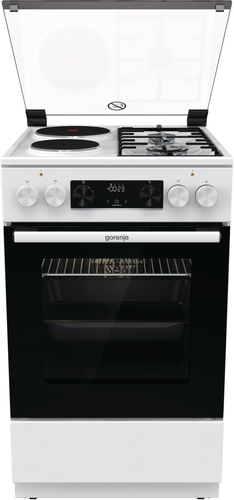 Gorenje GK5C61WF cooker Freestanding cooker Electric Combi Silver