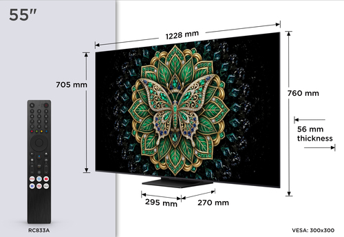 TCL 55C6K Pro - 55" QD Mini-LED (2026), afbeelding 5