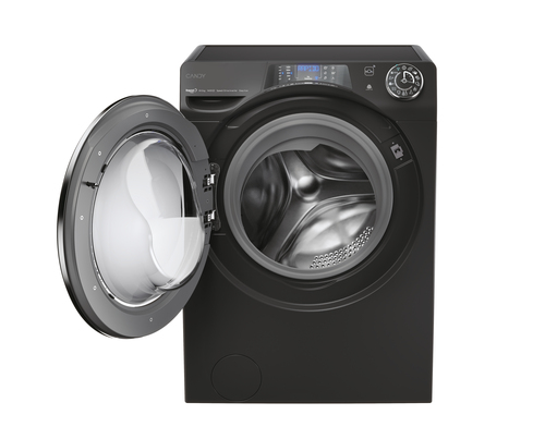 Candy RapidÓ PRO RPW4856BWMBCB-S washer dryer Freestanding Front-load Black – image 2