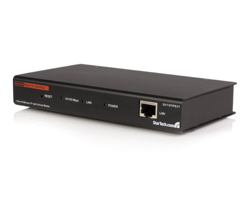 StarTech.com SV1107IPEXT KVM switch Rack mounting Black