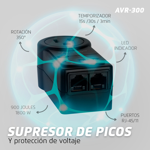 Protector de voltaje  VORAGO AVR-300