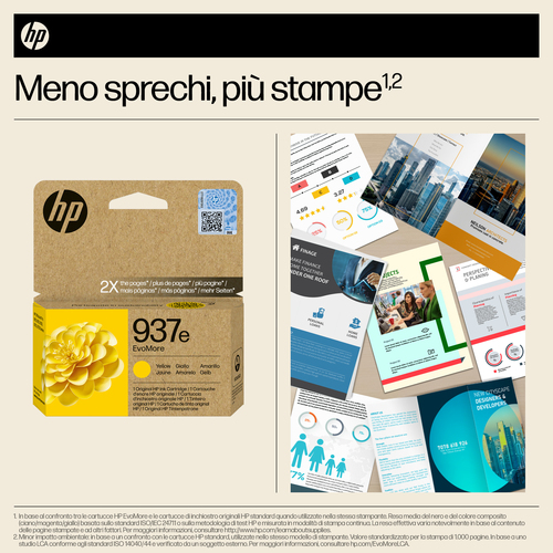 HP 937e – Cartuccia giallo originale