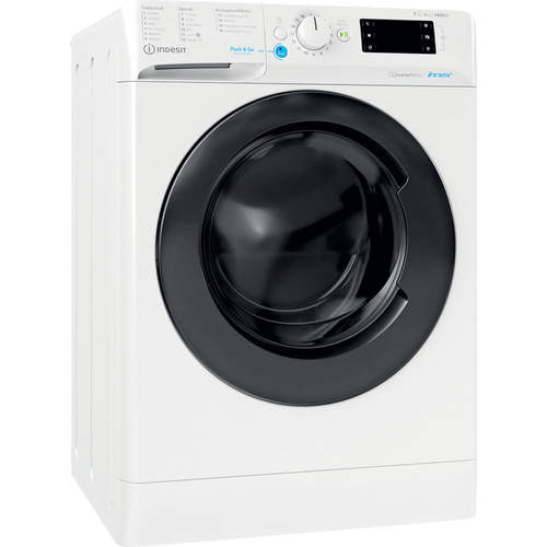Indesit BDE 961483X WK IT N стирально-сушильная машина Отдельно стоящий Фронтальная загрузка Белый