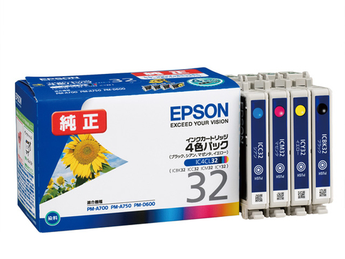 Epson IC4CL32 ink cartridge Original Black, Cyan, Magenta, Yellow