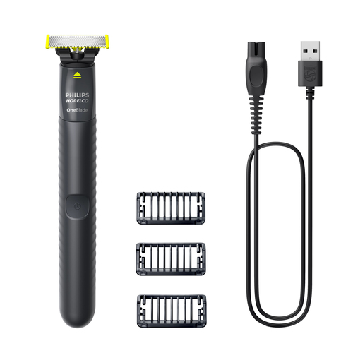 Philips Norelco OneBlade QP1424/70 hair trimmers/clipper Grey 3 Nickel-Metal Hydride (NiMH) – image 1