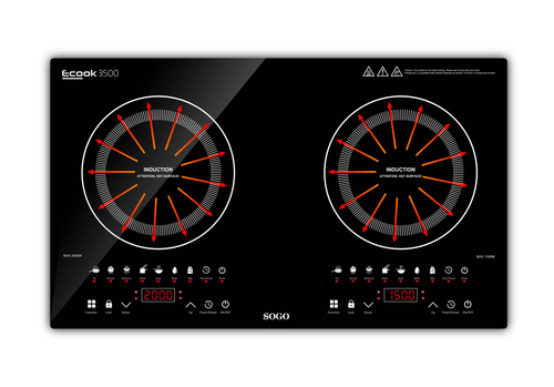 Sogo COC-SS-10247 hob Black Countertop – image 1