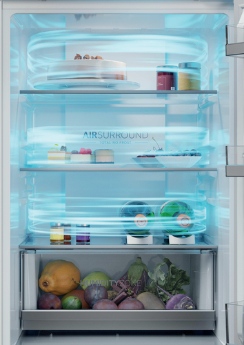 Haier HBW5518DK Integrated Smart 70/30 Fridge Freezer - Sliding Hinge, White - image 7