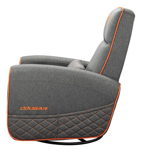 COUGAR CGR-FDF-GRO Butaca para jugar Asiento acolchado Gris, Naranja