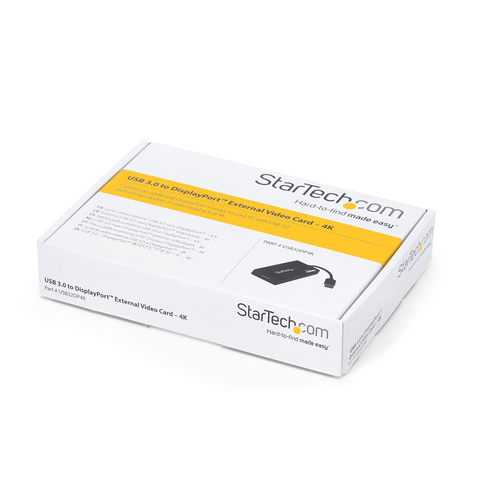 StarTech.com USB 3.0 to DisplayPort Adapter - DisplayLink Certified - 4K 30Hz USB / DisplayPort adapter 9m – billede 5