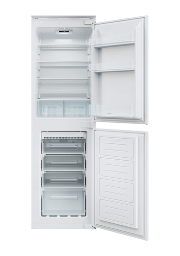 Candy CB50N518EK 177cm 50/50 Integrated Total No Frost Fridge Freezer with Sliding Door Hinge - White - E Rated, White - image 2