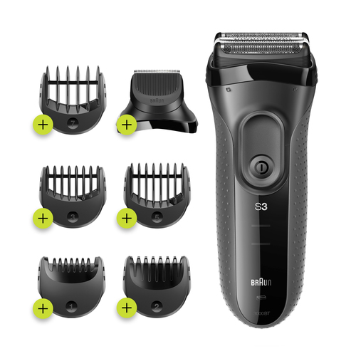 Braun Series 3 3000BT Сеточная бритва Триммер Серый
