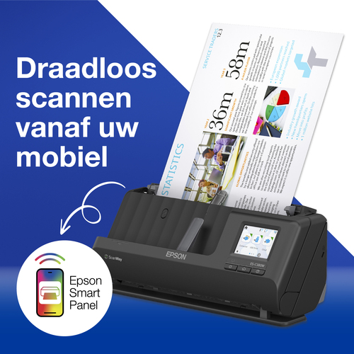 Epson ES-C380W - Scanner met sheetfeeder, afbeelding 2