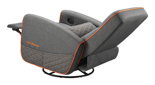 COUGAR CGR-FDF-GRO Butaca para jugar Asiento acolchado Gris, Naranja