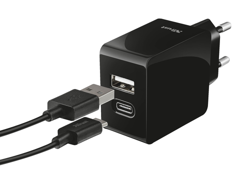 Trust 21589 mobile device charger Black Indoor – image 2