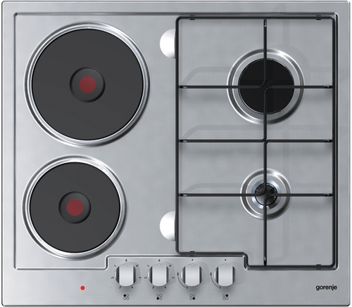 Gorenje K6N2AX hob Stainless steel Built-in Combi 4 zone(s)