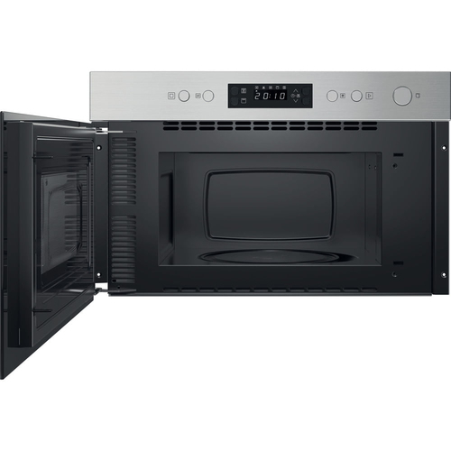 Hotpoint Class 3 Hpm K12C Xuk 22 Litre 38cm High, Built In Small Microwave With Grill - Stainless Steel - image 2