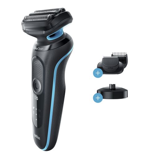 Braun Series 5 50-M4500cs Foil shaver Trimmer Black, Blue – image 2