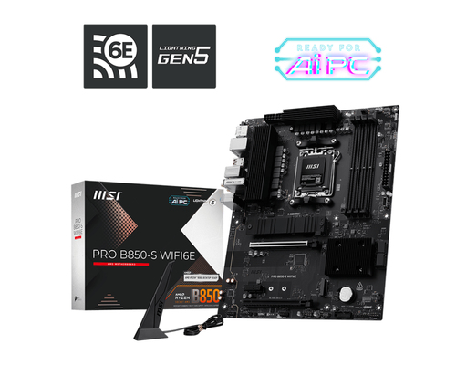 Msi Pro B850-S WIFI6E Atx Amd Socket AM5 Motherboard - image 2