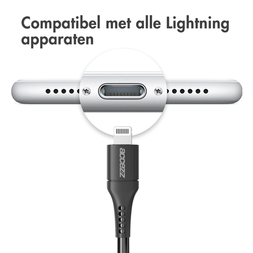 Accezz Lightning naar USB kabel - MFi certificering, afbeelding 5