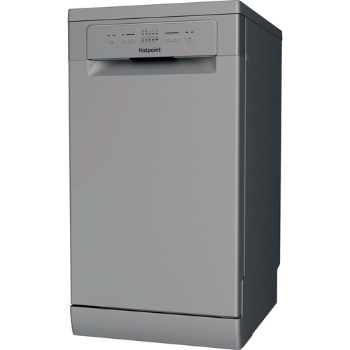 Hotpoint HP2FE10CS90SUK Slimline Dishwasher - Silver/Grey - image 2