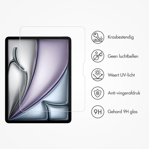 Accezz Glass screenprotector + Applicator iPad Pro 11 (2024) M4, afbeelding 2