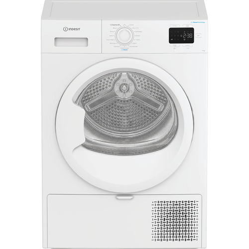 Indesit CYSD82DWWUK 8kg Heat Pump Condenser Dryer in White A Rated Ste - image 3