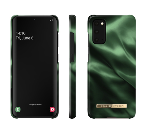 iDeal of Sweden Printed Case Galaxy S20 Emerald Satin – image 2