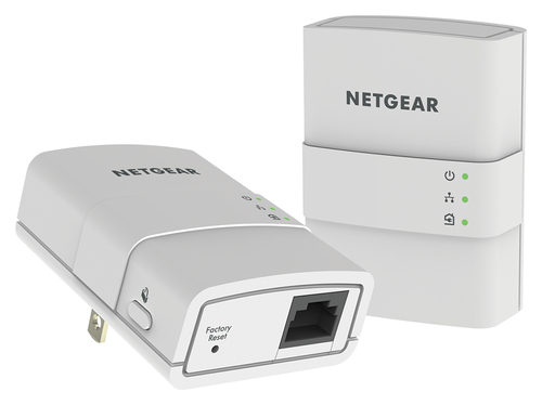 NETGEAR XAVB5221-100UKS PowerLine network adapter 500 Mbit/s Ethernet LAN White 2 pc(s)