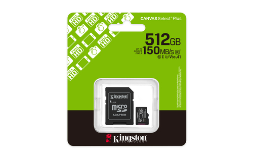 Kingston 512GB micro SD memory card Class 10 - SDCS3/512GB in Black Black - image 5