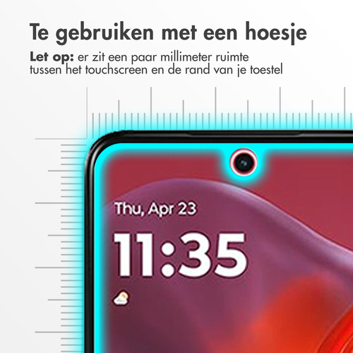 <div>Gebruik je kostbare smartphone zonder zorgen met deze Accezz Gehard Glas Screenprotector! Om het scherm van jouw dure smartphone zo goed mogelijk, afbeelding 3