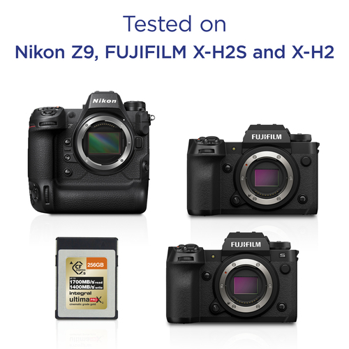 Integral 256GB CFEXPRESS MEMORY CARD 2.0 TYPE B UP TO R-1700 W-1400 MBS SUSTAINED WRITE - 1400MBS CINEMATIC GOLD 12K 0-70C pSLC TBW 2500 – image 5