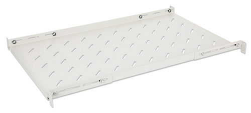 INTELLINET 19" Fachboden variable Schienen 750mm tief grau