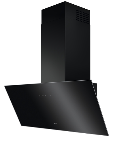 AEG DVX5961HB cooker hood Wall-mounted Black 710 m³/h