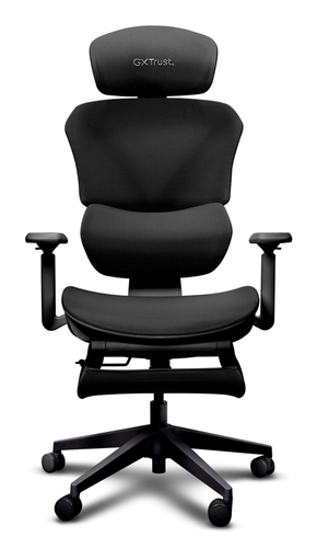 Trust GXT 725 Rivara Silla para videojuegos de PC Asiento acolchado Negro
