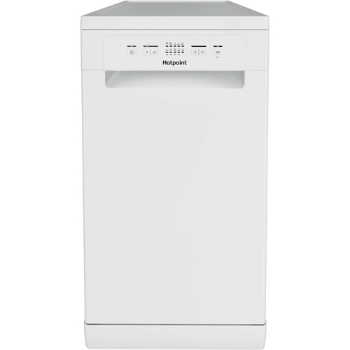 Hotpoint HP2FE10CS90WUK Slimline Dishwasher - White - E Rated, White - image 1