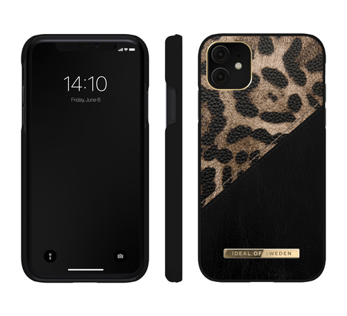 iDeal of Sweden Atelier Case iPhone 11/XR Midnight Leoprd – image 2