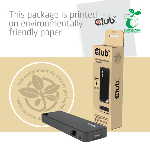 Club 3D Club CAC-2510 M.2 SSD-behuizing met Fan, afbeelding 9