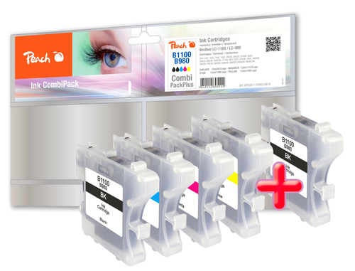 Peach 0F319256 ink cartridge 5 pc(s) Black, Cyan, Magenta, Yellow