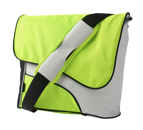 Trust 15.4 Street Style Messenger Bag - Green/Grey
