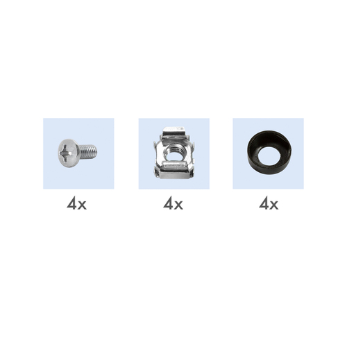 LogiLink Steckdosenleiste 4-fach mit Schalter,10"(1HE),2m, afbeelding 6