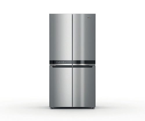 Whirlpool WQ9 U1L side-by-side холодильник Отдельно стоящий 594 L Нержавеющая сталь