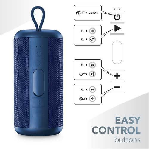 Music Sound BLUETOOTH SPEAKER MS VERTICAL BLUE – image 5