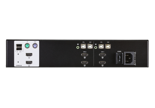 ATEN 2-Port USB HDMI Dual Display Secure KVM Switch (PSS PP v3.0 Compliant) – image 3