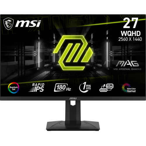 MSI MAG 274QRFDE QD E2 монитор для ПК 68,6 cm (27") 2560 x 1440 пикселей Wide Quad HD ЖК Черный