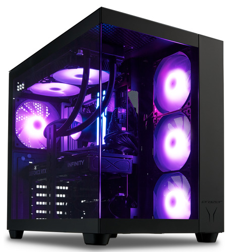 ERAZER Tank X15 (MD 340130) AMD Ryzen™ 7 7800X3D 32 GB DDR5-SDRAM 2 TB Твердотельный накопитель (SSD) NVIDIA GeForce RTX 5070 Ti Windows 11 Home Tower ПК Черный