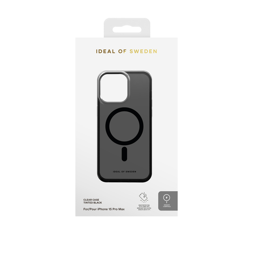 iDeal of Sweden Clear Case MagSafe iPhone 15 Pro Max Tinted Black – image 4